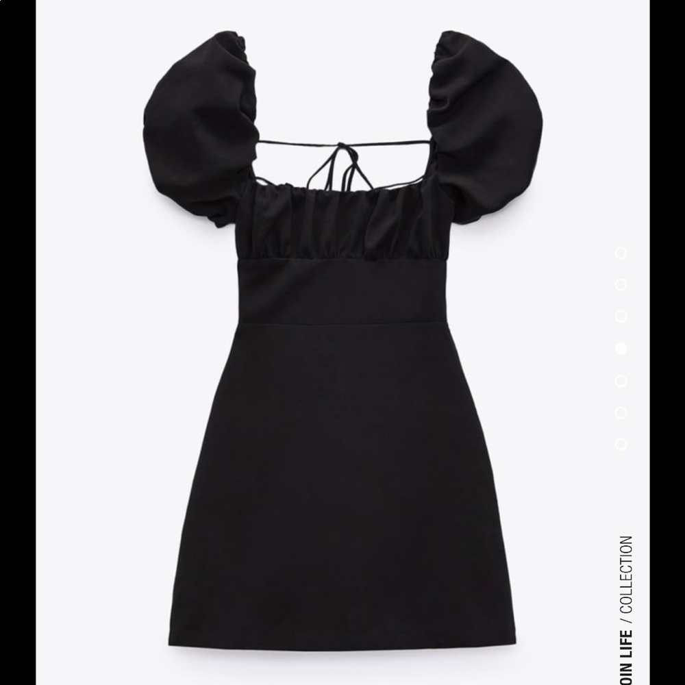 Black linen Zara